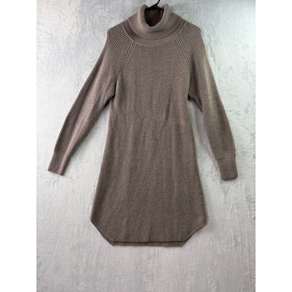 Wilfred Free Bianca Sweater Dress – Oatmeal – 100% Merino Wool – Size M - Picture 5 of 7